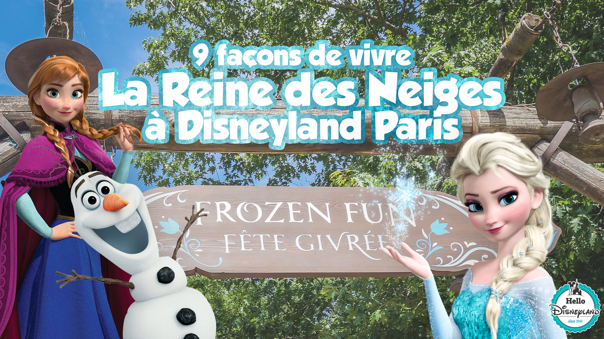 Robe Elsa de la reine des neiges 1 - Disneyland Paris - 6 ans