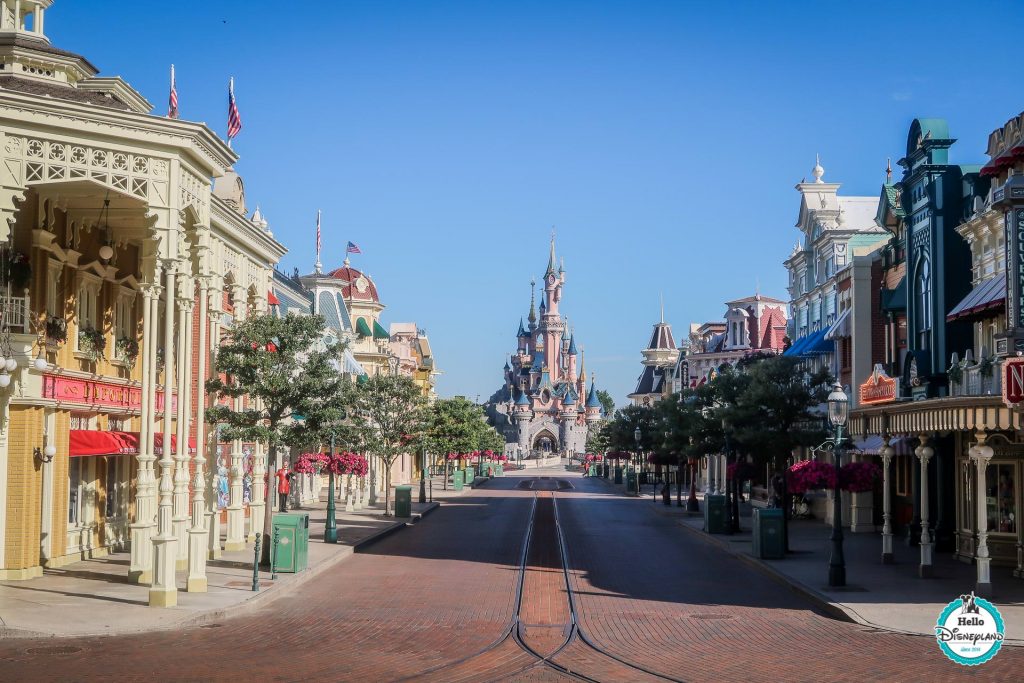 Reouverture Disneyland Paris - vide pendant sa fermeture